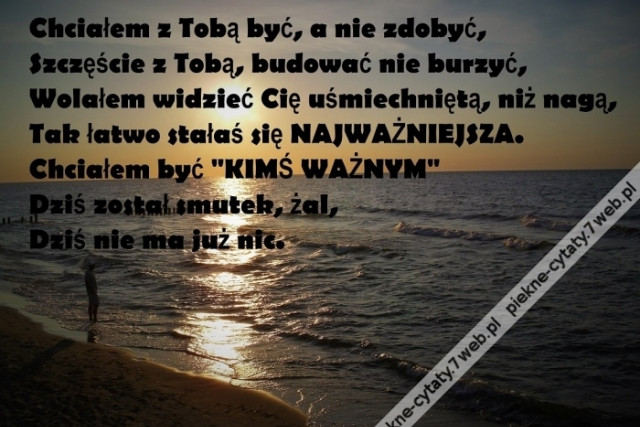 Chciałem.