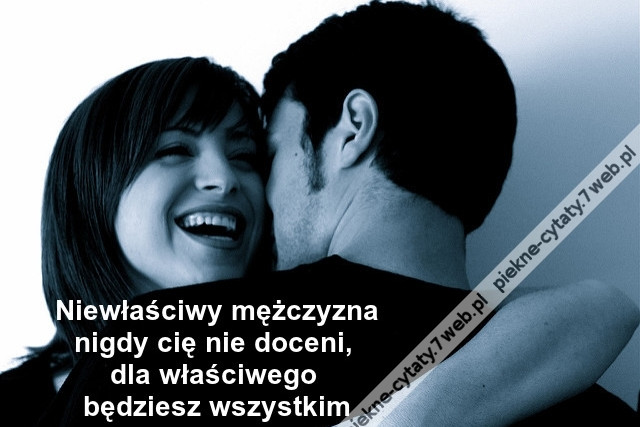 Niewłaściwy mężczyzna ...