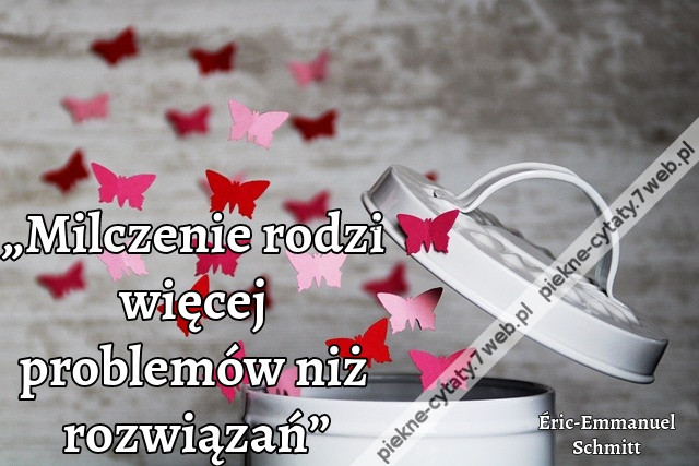 „Milczenie rodzi więcej problemów niż rozwiązań”