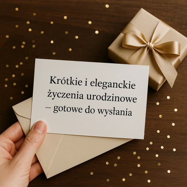 Krótkie i eleganckie życzenia urodzinowe – gotowe do wysłania